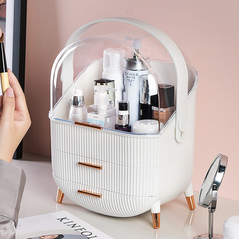 Caixa/maleta organizadora para maquiagem/cosméticos/perfumes Rede Canan