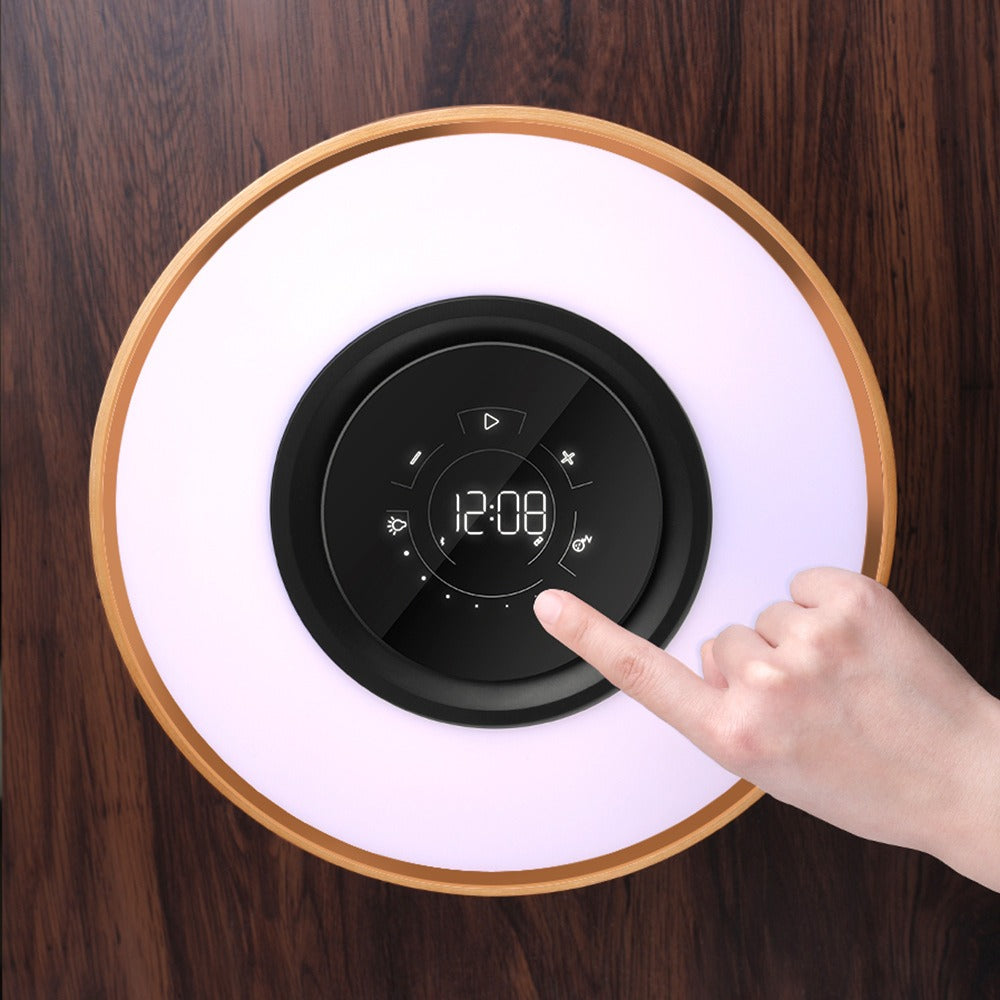 Luminária árvore multifunções – carregador sem fio e por indução acoplado para celular e bluetooth 5.0 Rede Canan