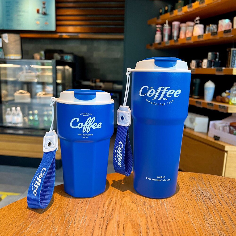 Copo térmico inox à prova de vazamento 420ml/620ml Rede Canan