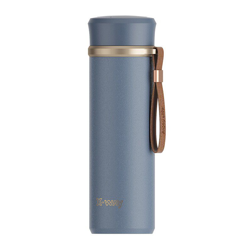 Garrafa térmica inox à prova de vazamento 450ml Rede Canan