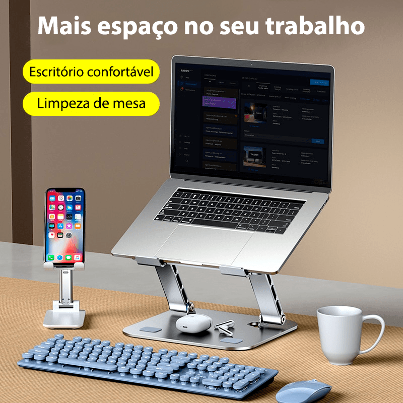 Suporte de elevação ajustável para notebook - Rede Canan