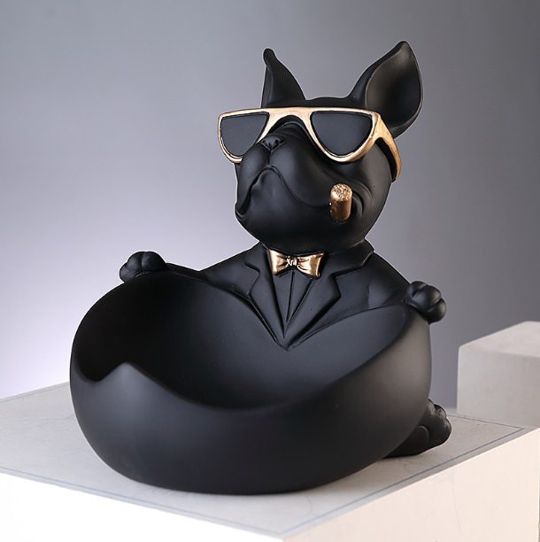 Porta-objetos cachorro buldogue 25 Rede Canan