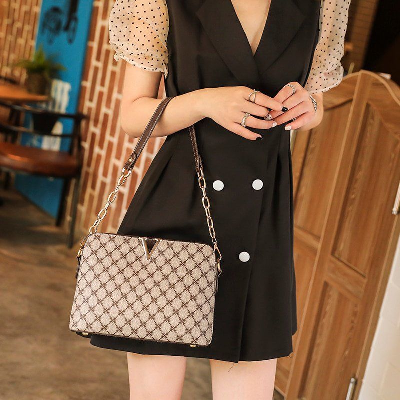 Bolsa feminina coleção luxo (modelo 14) Rede Canan