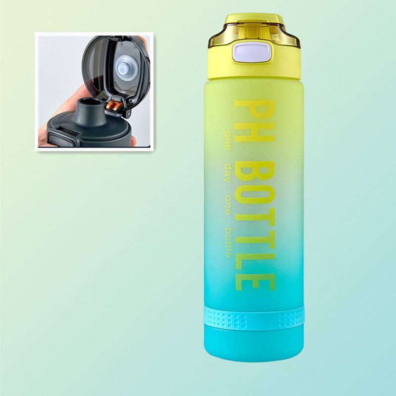 Garrafa de água à prova de vazamento 1000ml/2200ml Rede Canan