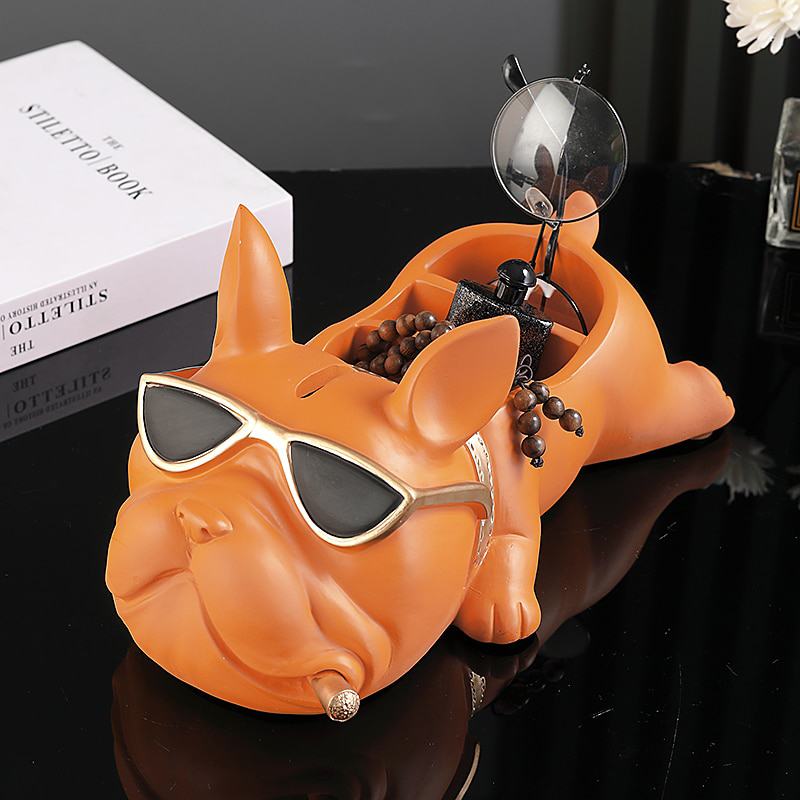 Porta-objetos cachorro buldogue 10 Rede Canan