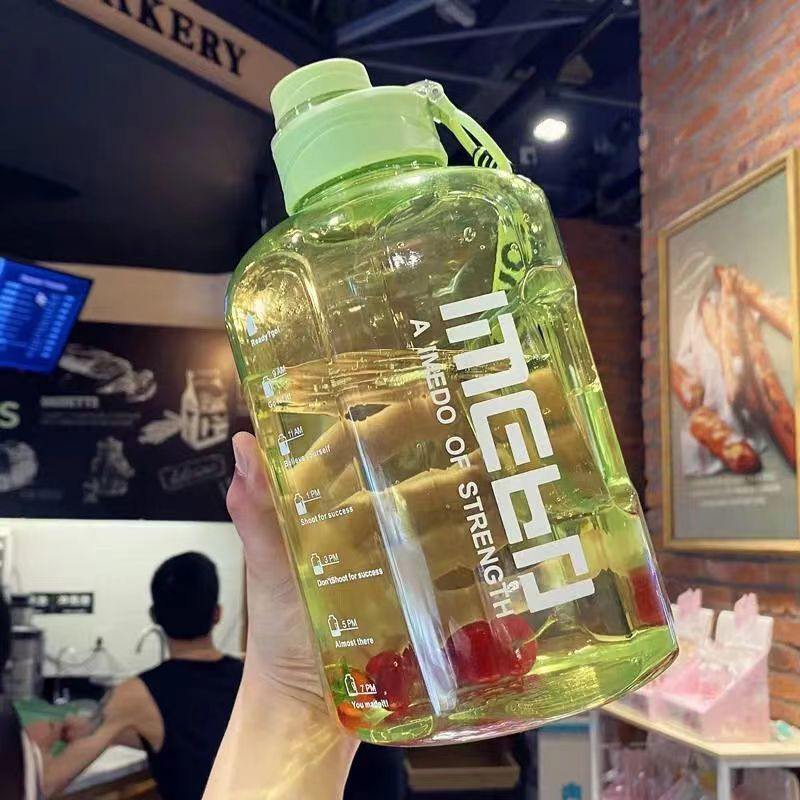 Garrafa de água à prova de vazamento 2460ml Rede Canan
