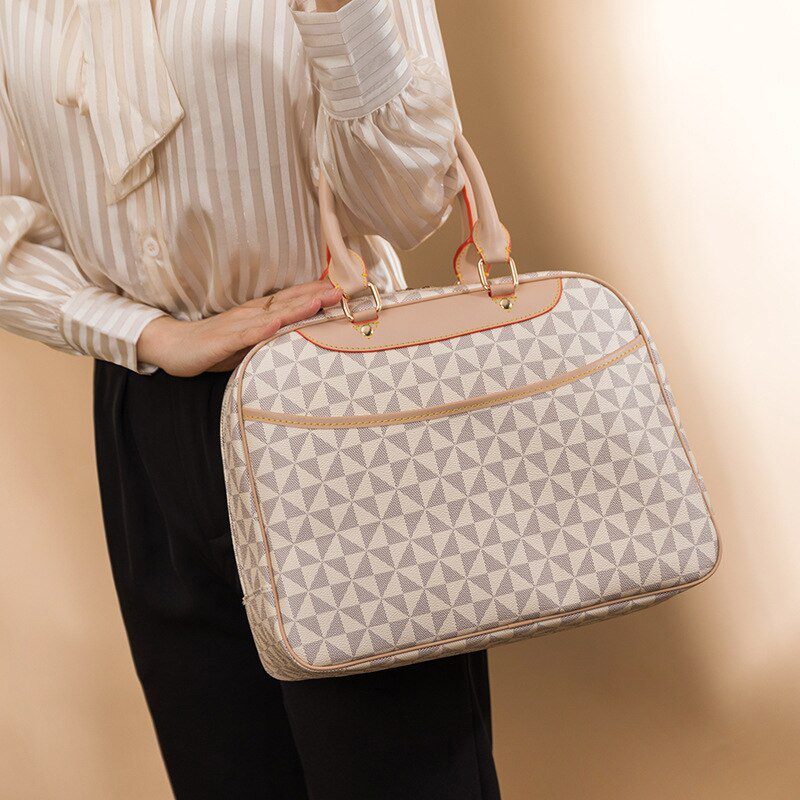 Bolsa/pasta feminina coleção requinte Rede Canan