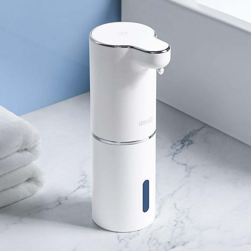 Dispenser de espuma de sabão automático com sensor infravermelho e carregamento USB - Rede Canan