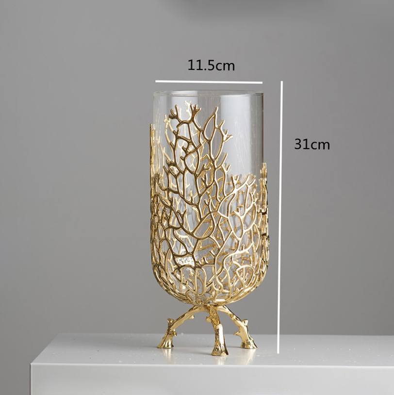 Vaso de vidro sofisticado para planta (modelo 13) Rede Canan