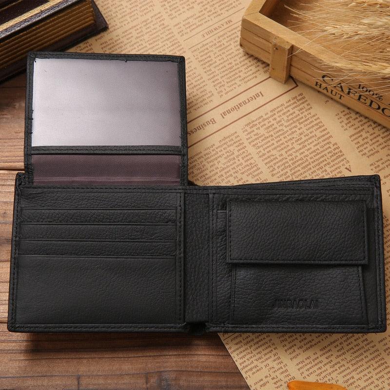 Carteira premium masculina de couro - Rede Canan