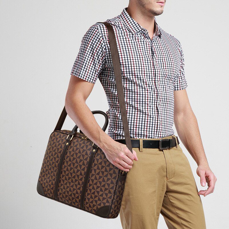 Bolsa/pasta feminina e masculina coleção requinte (modelo 1) Rede Canan