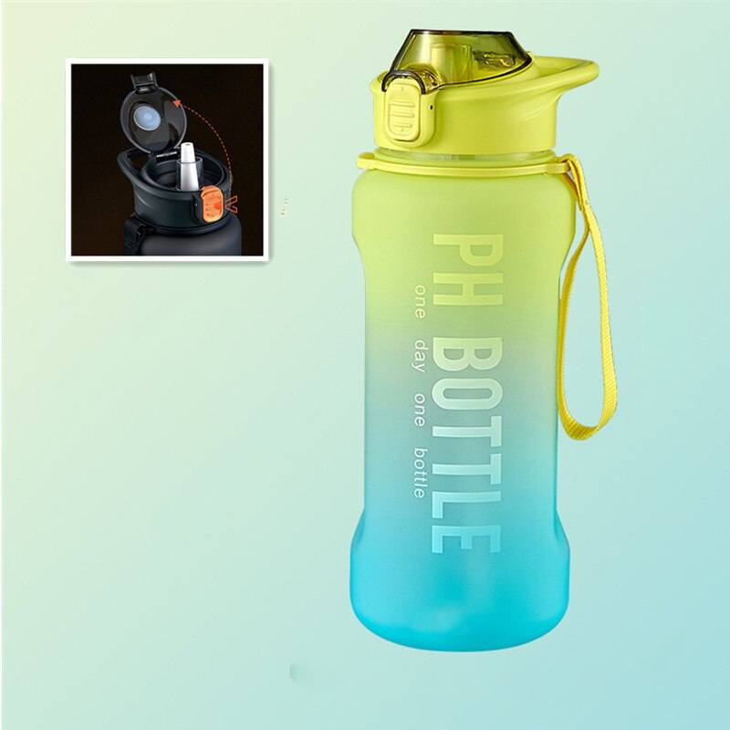 Garrafa de água à prova de vazamento 1000ml/2200ml Rede Canan