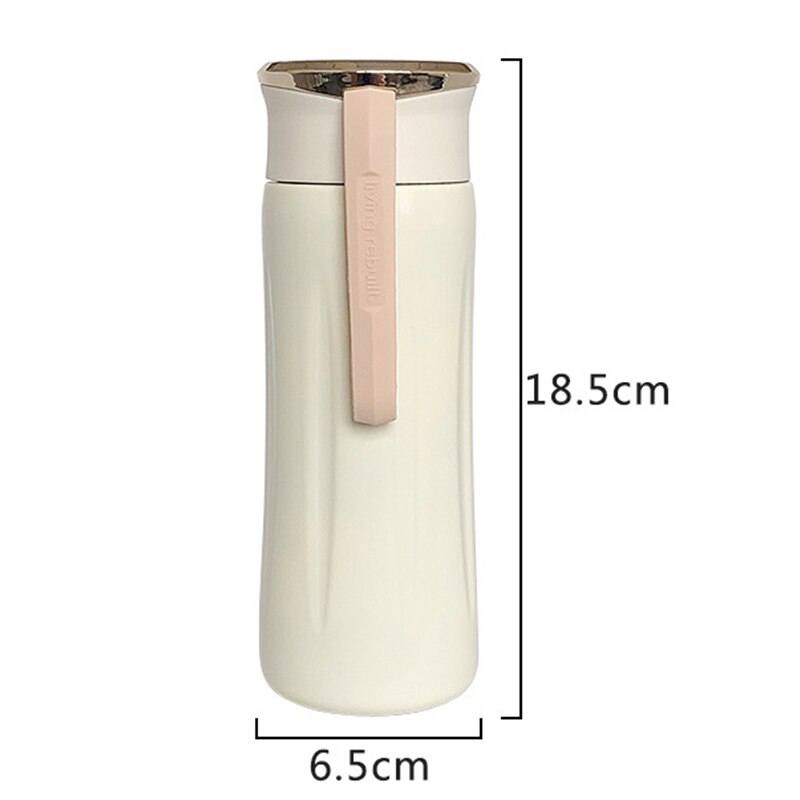Garrafa térmica inox à prova de vazamento 350ml Rede Canan