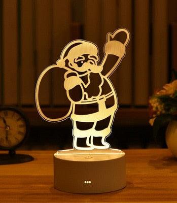 Luminária de LED 3D em acrílico - Rede Canan