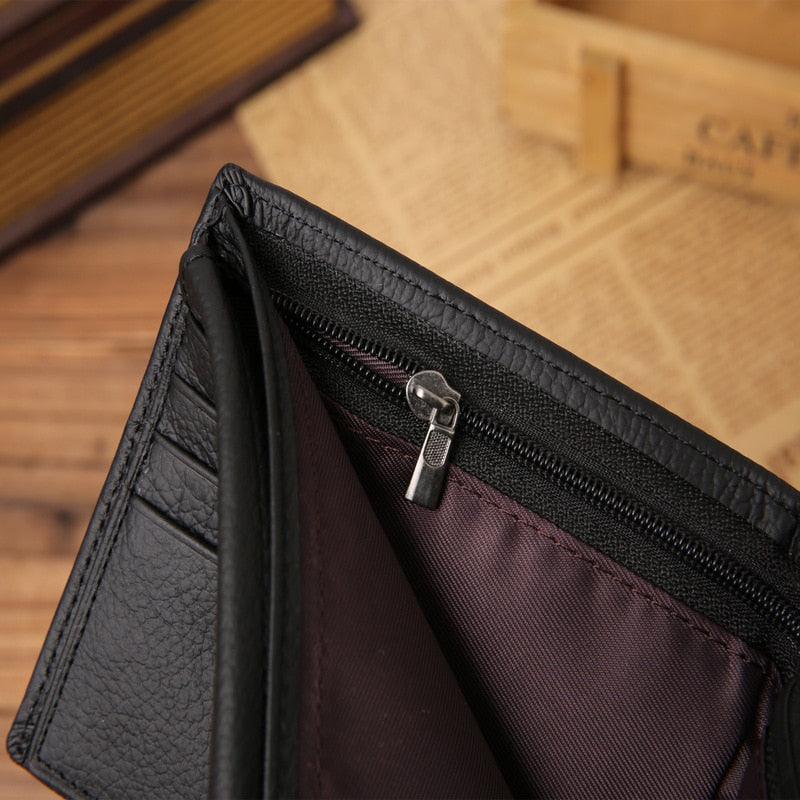 Carteira premium masculina de couro - Rede Canan