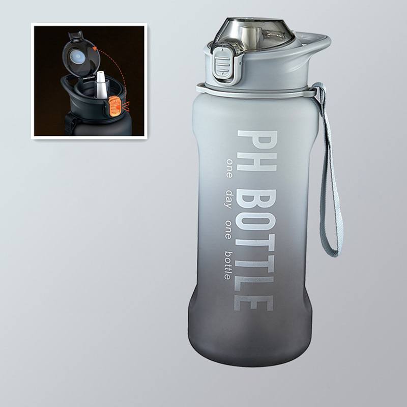 Garrafa de água à prova de vazamento 1000ml/2200ml Rede Canan