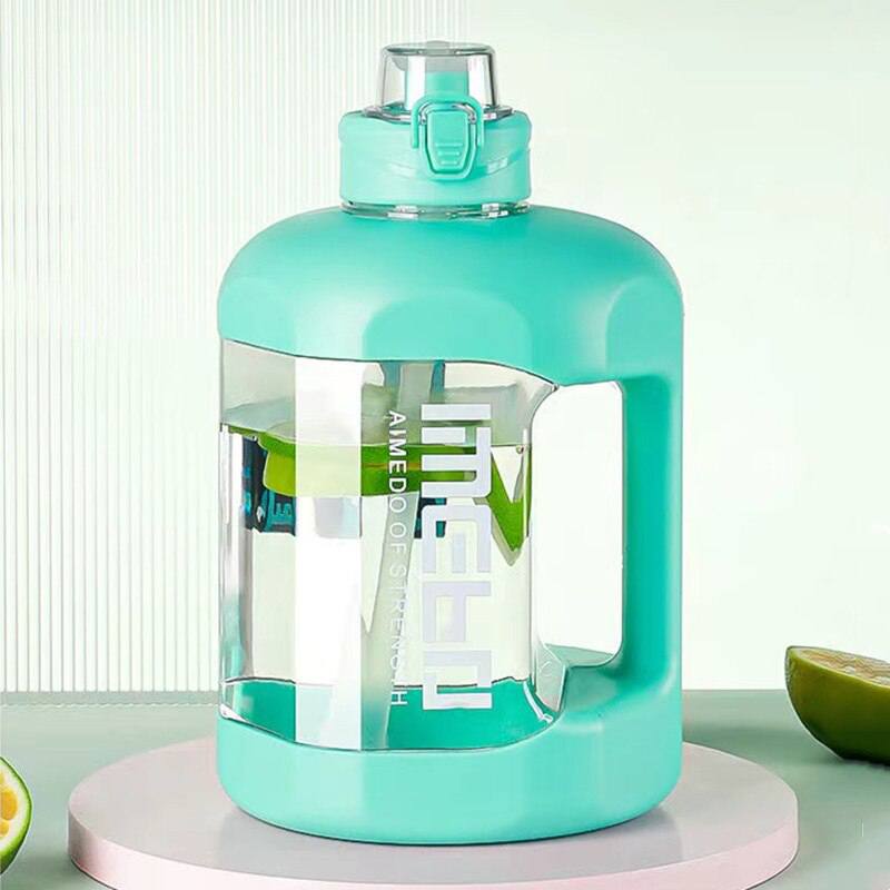 Garrafa de água à prova de vazamento 1800ml/2800ml Rede Canan