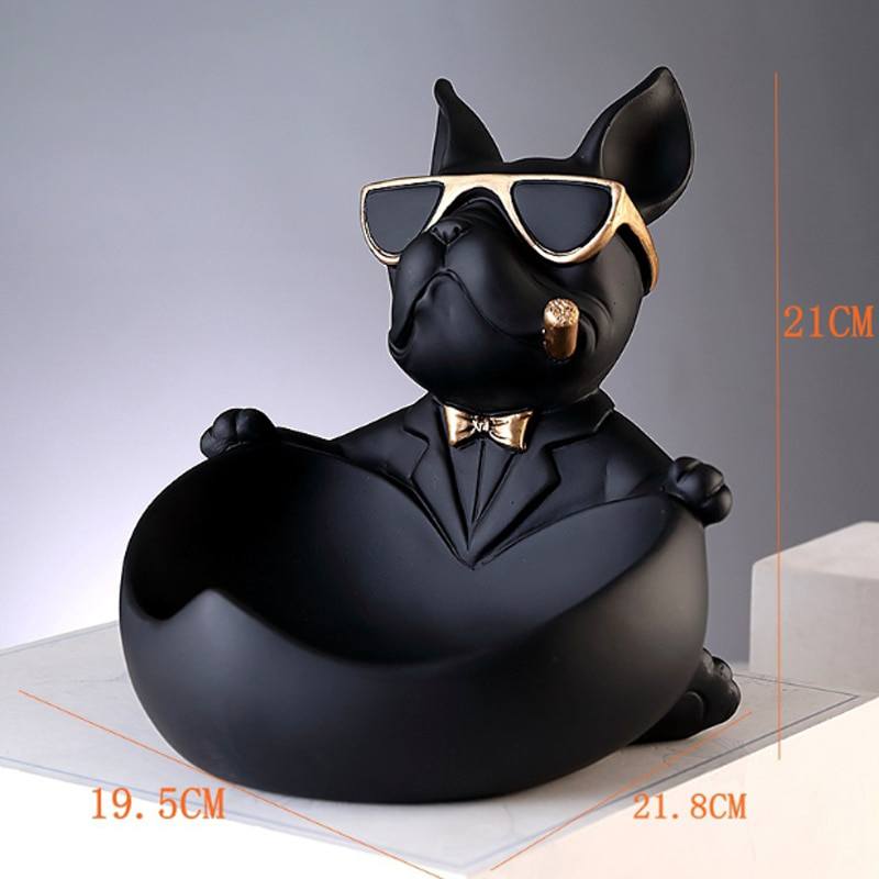 Porta-objetos cachorro buldogue 25 Rede Canan