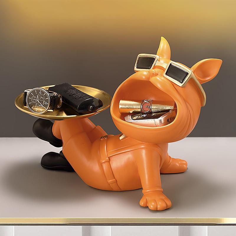 Porta-objetos cachorro buldogue 9 Rede Canan