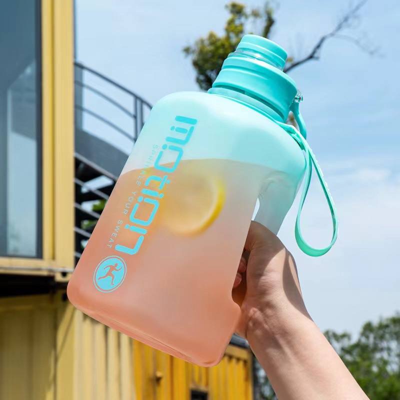 Garrafa de água à prova de vazamento 2460ml Rede Canan