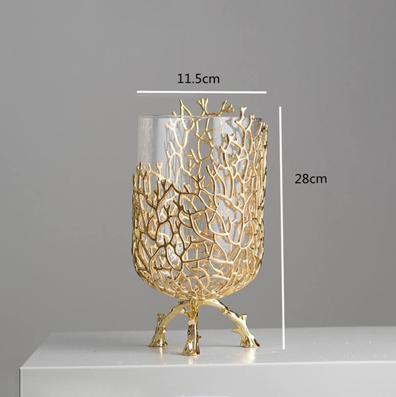 Vaso de vidro sofisticado para planta (modelo 13) Rede Canan
