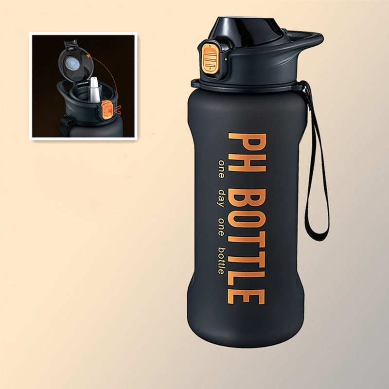 Garrafa de água à prova de vazamento 1000ml/2200ml Rede Canan