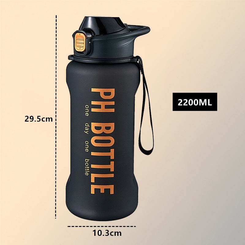 Garrafa de água à prova de vazamento 1000ml/2200ml Rede Canan