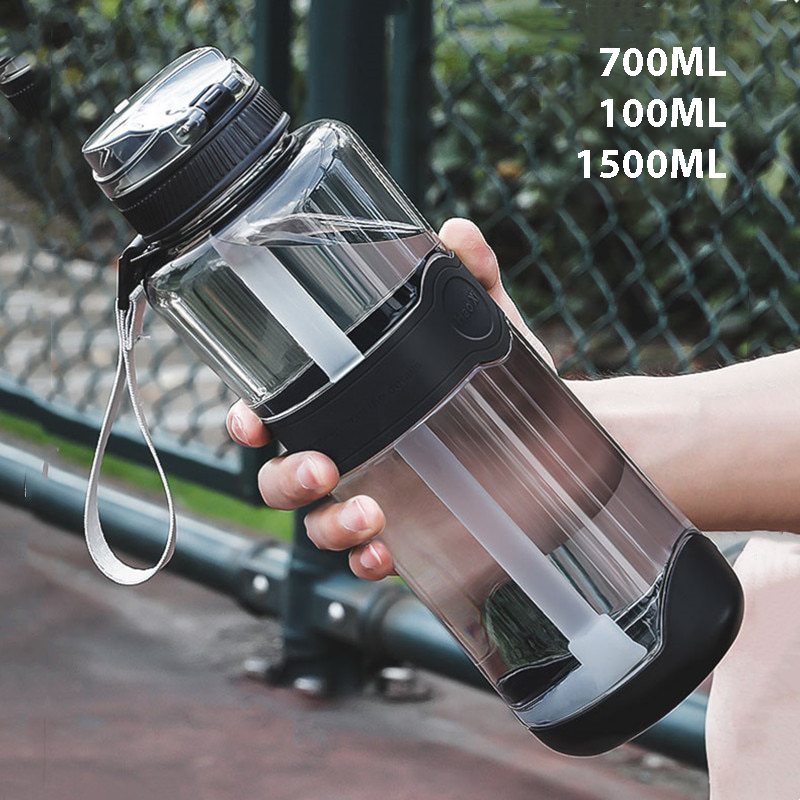 Garrafa de água à prova de vazamento 700ml/1000ml/1500ml Rede Canan