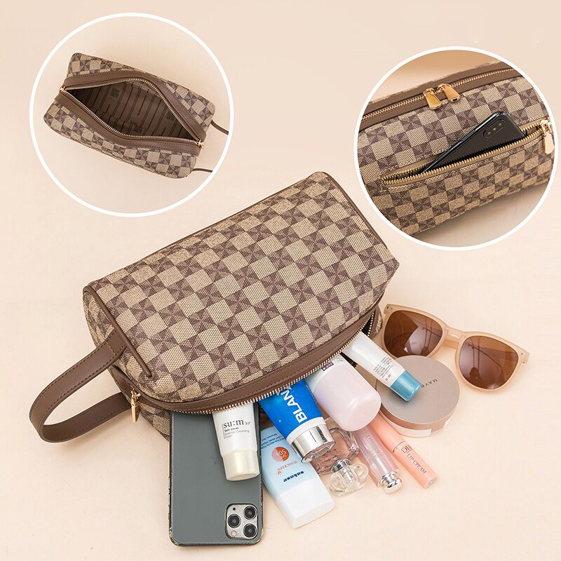 Estojo/nécessaire/bolsa feminina coleção luxo (modelo 3) Rede Canan