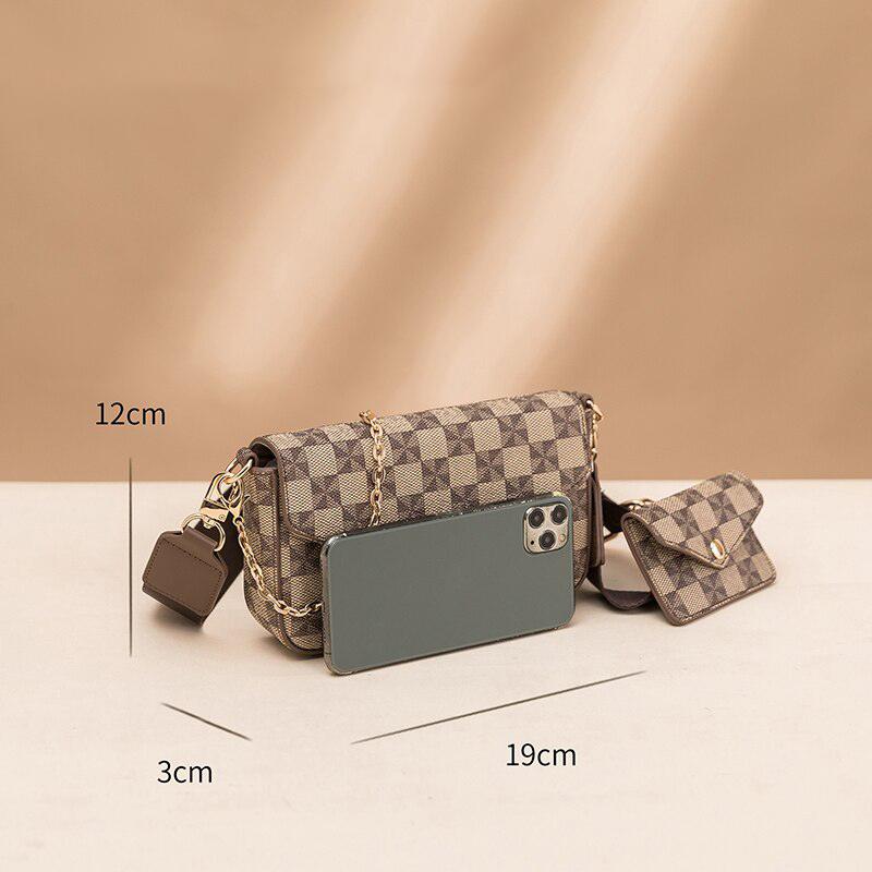 Bolsa feminina com porta-cartões coleção luxo Rede Canan
