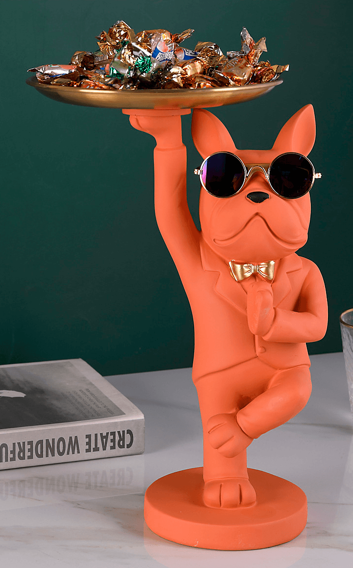 Porta-objetos cachorro buldogue 5 - Rede Canan