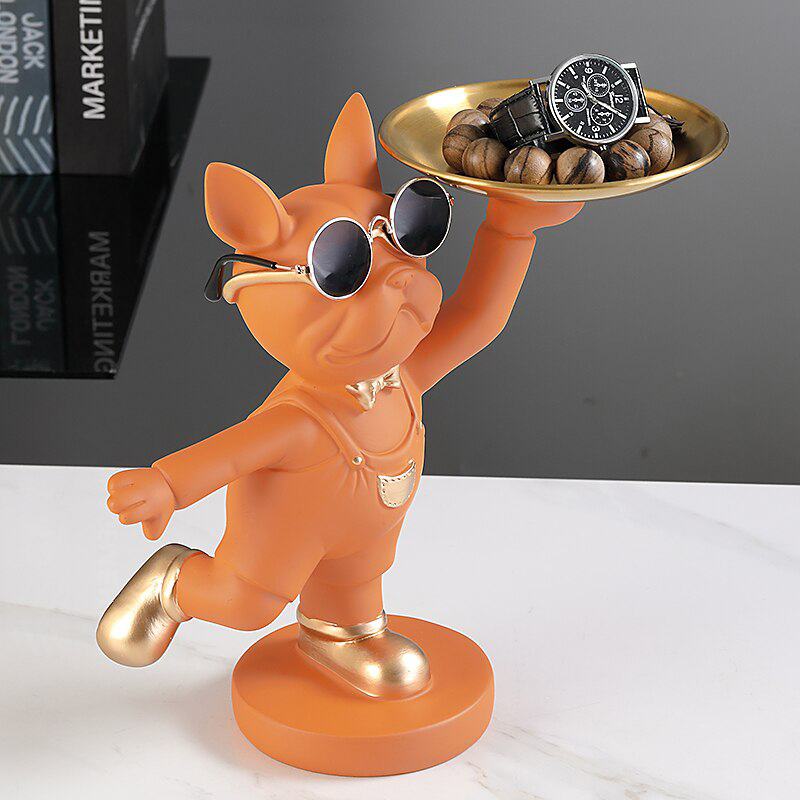 Porta-objetos cachorro buldogue 22 Rede Canan