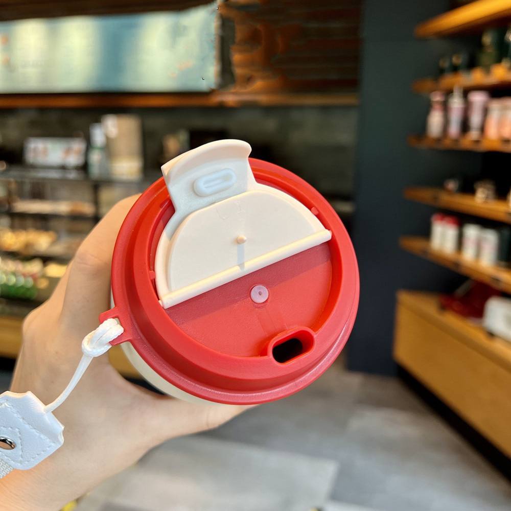 Copo térmico inox à prova de vazamento 420ml/620ml Rede Canan