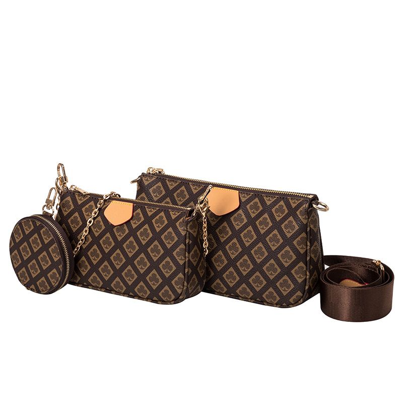 Bolsas femininas com porta-moedas coleção luxo Rede Canan