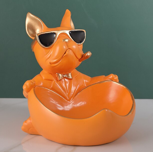 Porta-objetos cachorro buldogue 25 Rede Canan