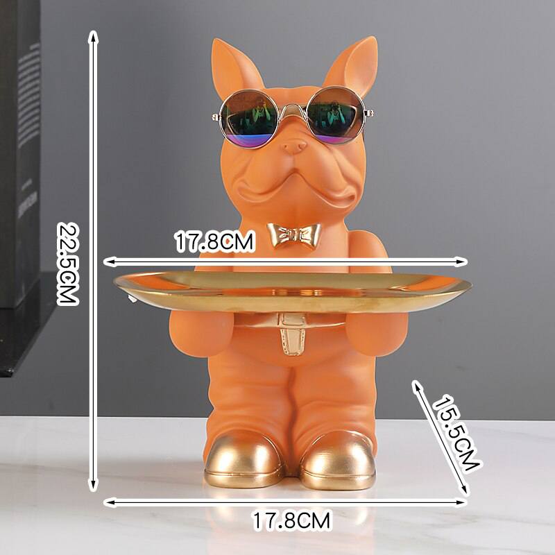 Porta-objetos cachorro buldogue 23 Rede Canan
