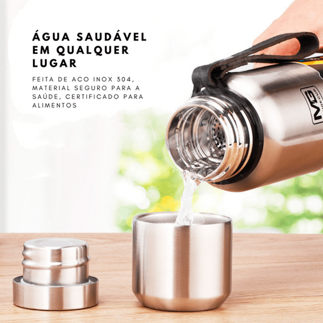 Garrafa térmica inox MG original ® - Rede Canan