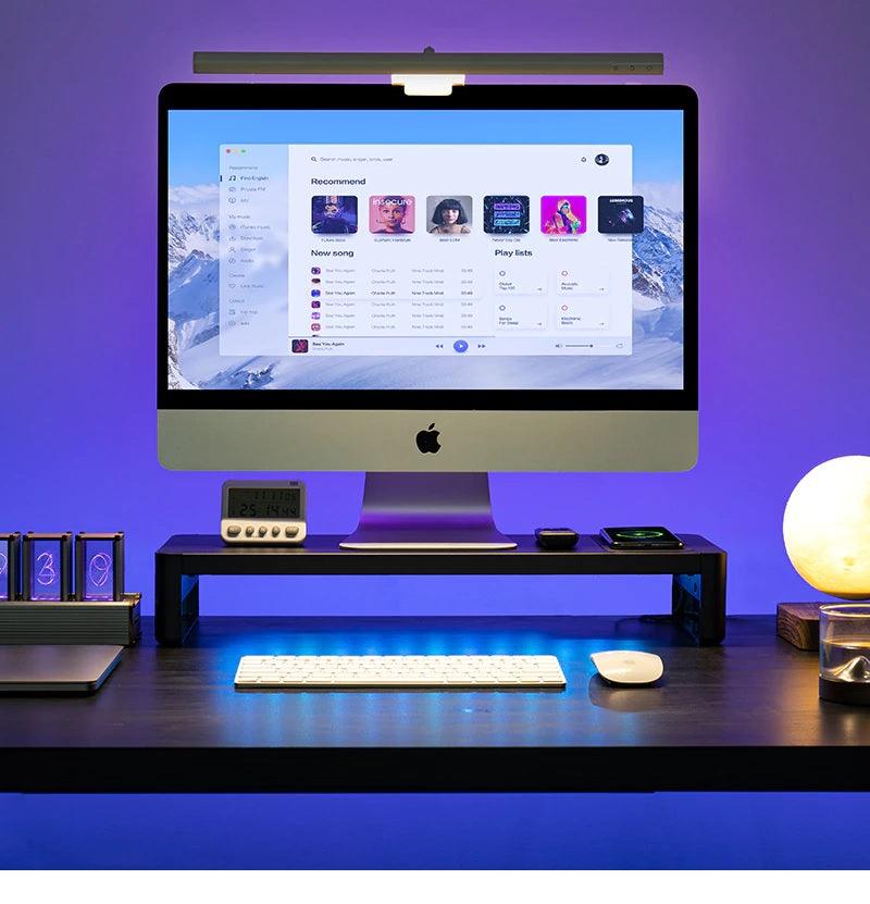 Mesa suporte para monitor com 4 entradas USB - Rede Canan