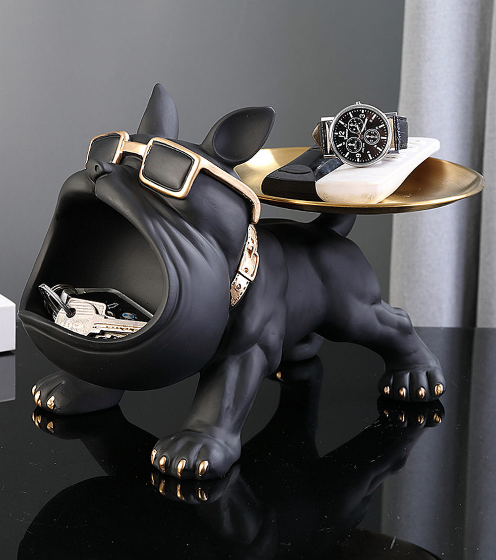 Porta-objetos cachorro buldogue 7 Rede Canan