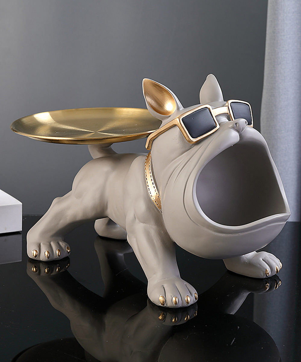 Porta-objetos cachorro buldogue 7 Rede Canan
