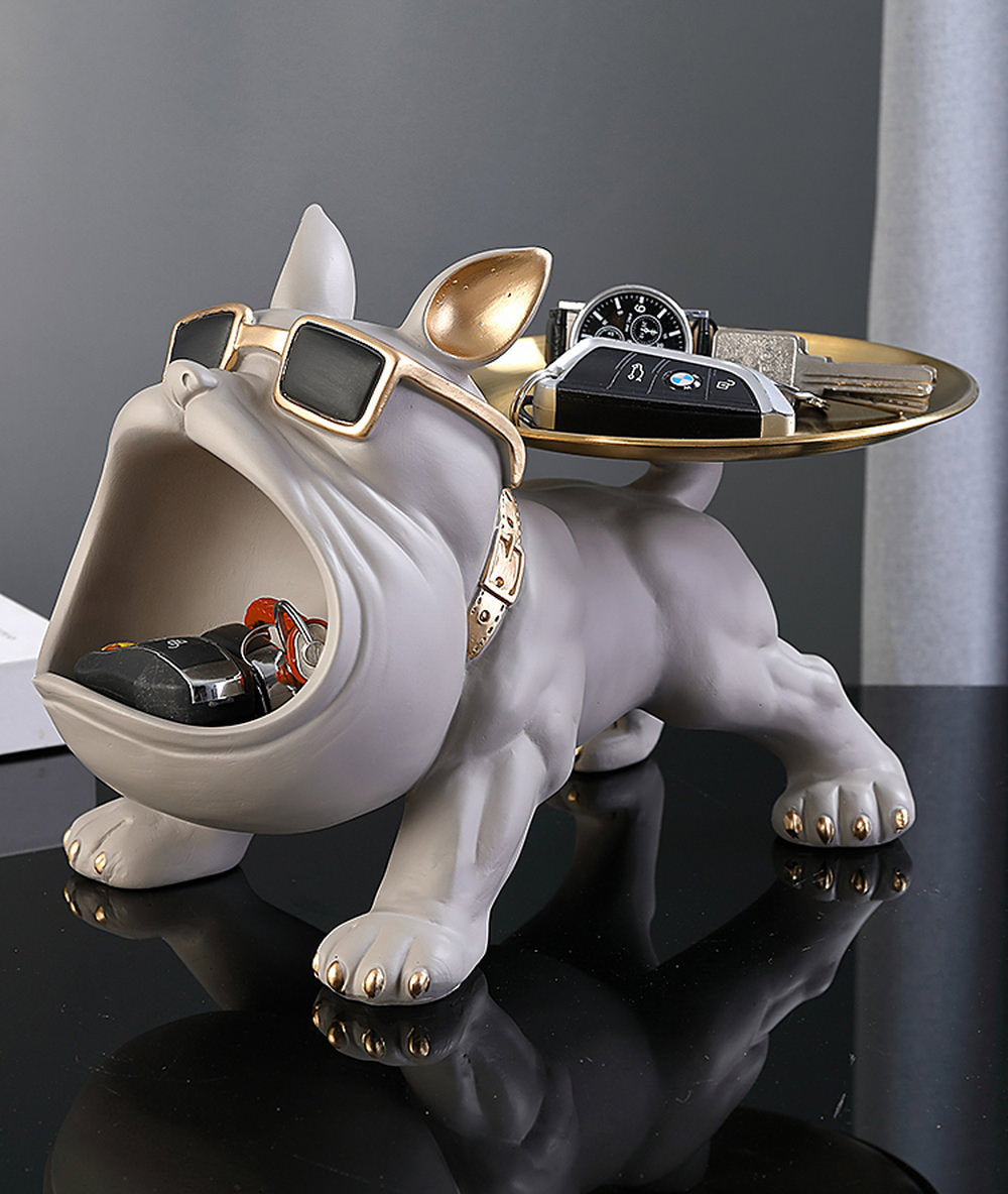 Porta-objetos cachorro buldogue 7 Rede Canan