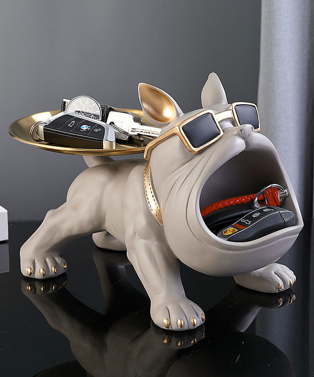 Porta-objetos cachorro buldogue 7 Rede Canan