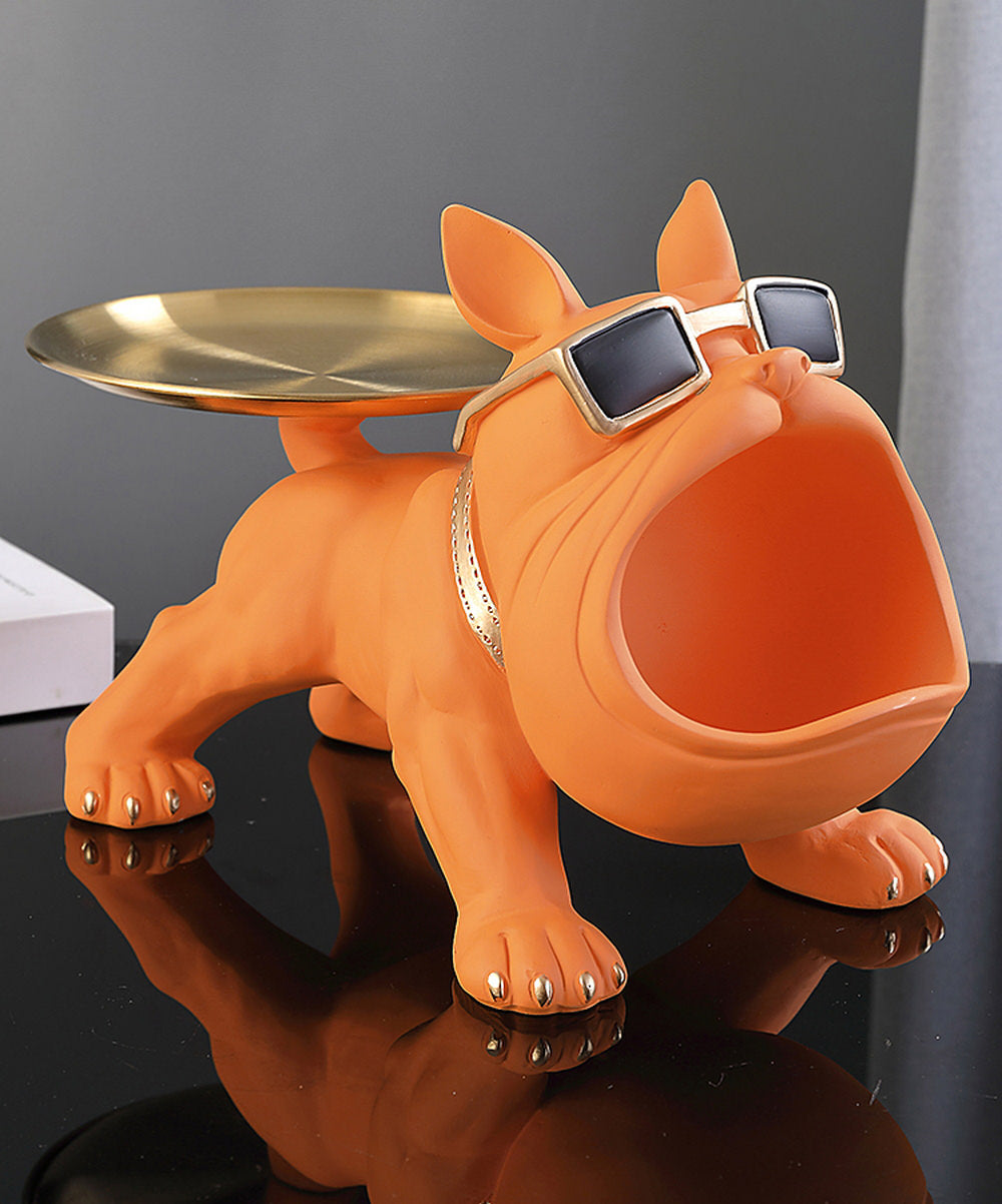 Porta-objetos cachorro buldogue 7 Rede Canan