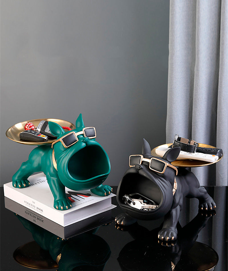 Porta-objetos cachorro buldogue 7 Rede Canan