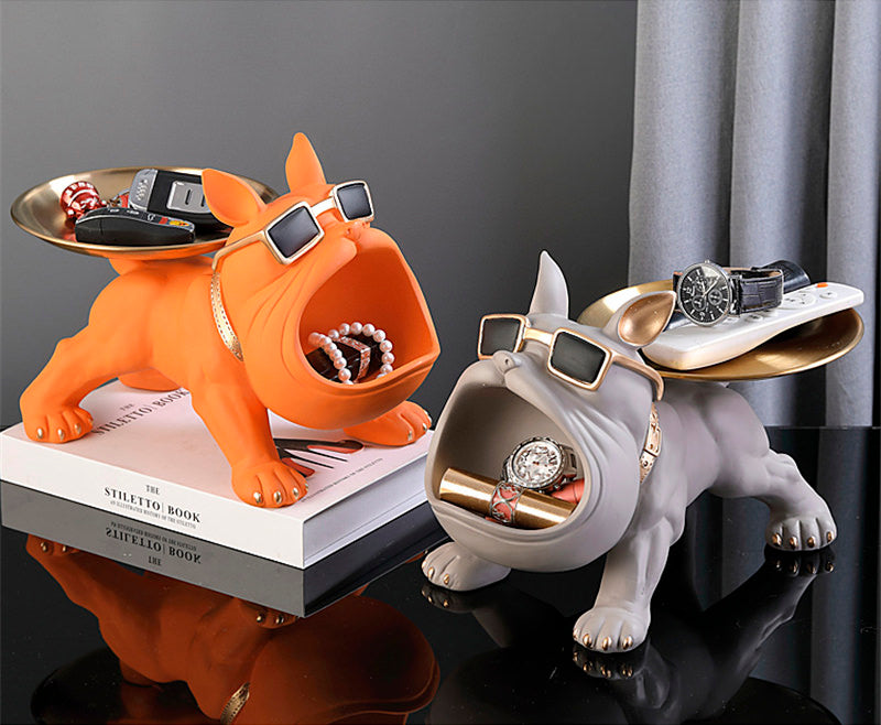 Porta-objetos cachorro buldogue 7 Rede Canan