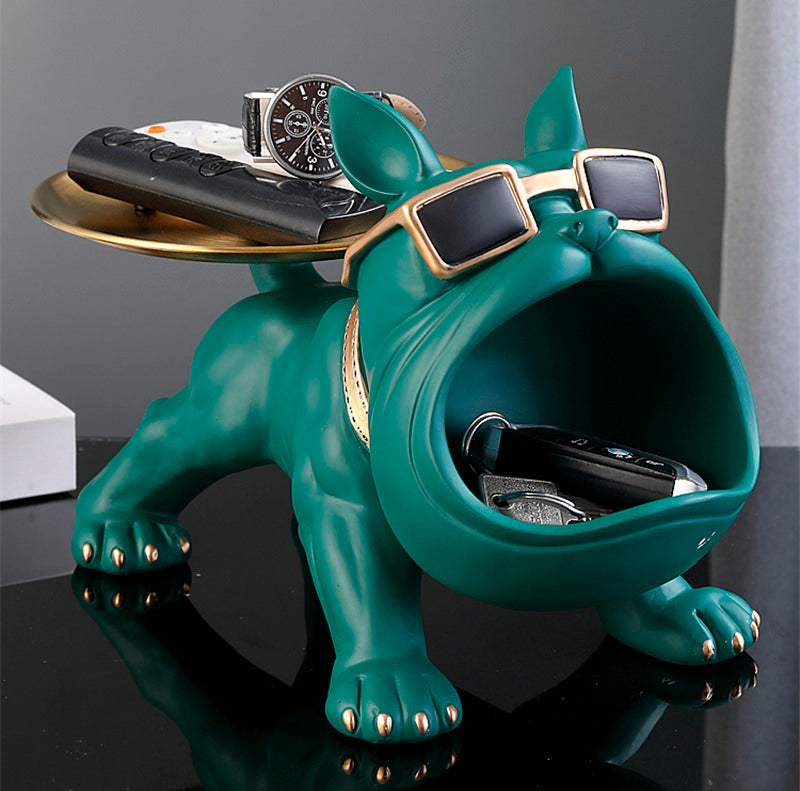 Porta-objetos cachorro buldogue 7 Rede Canan