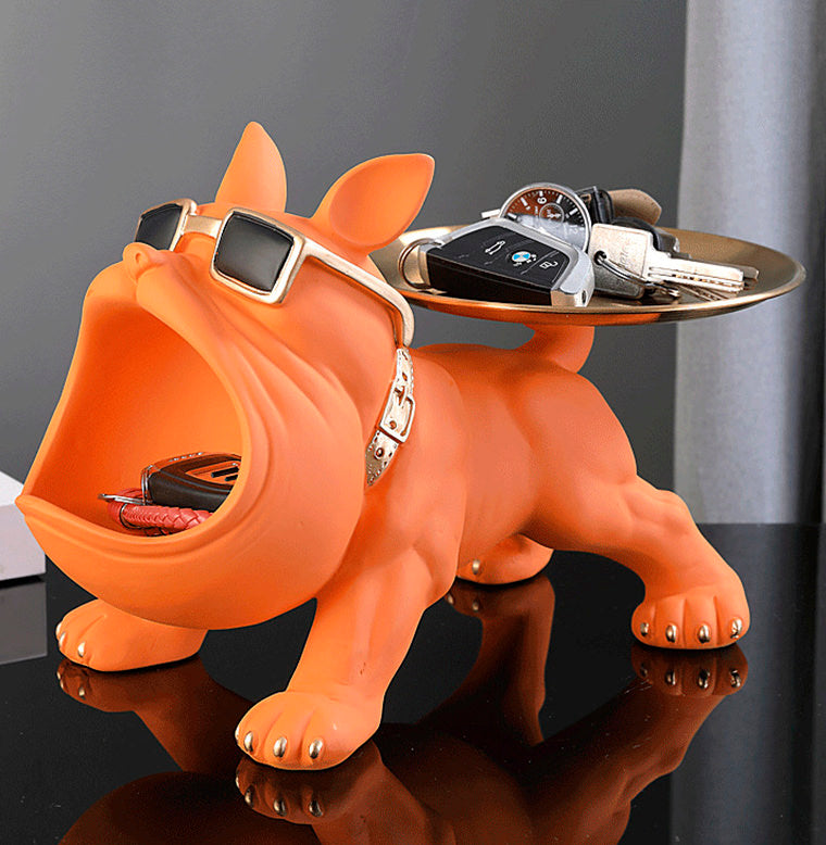 Porta-objetos cachorro buldogue 7 Rede Canan