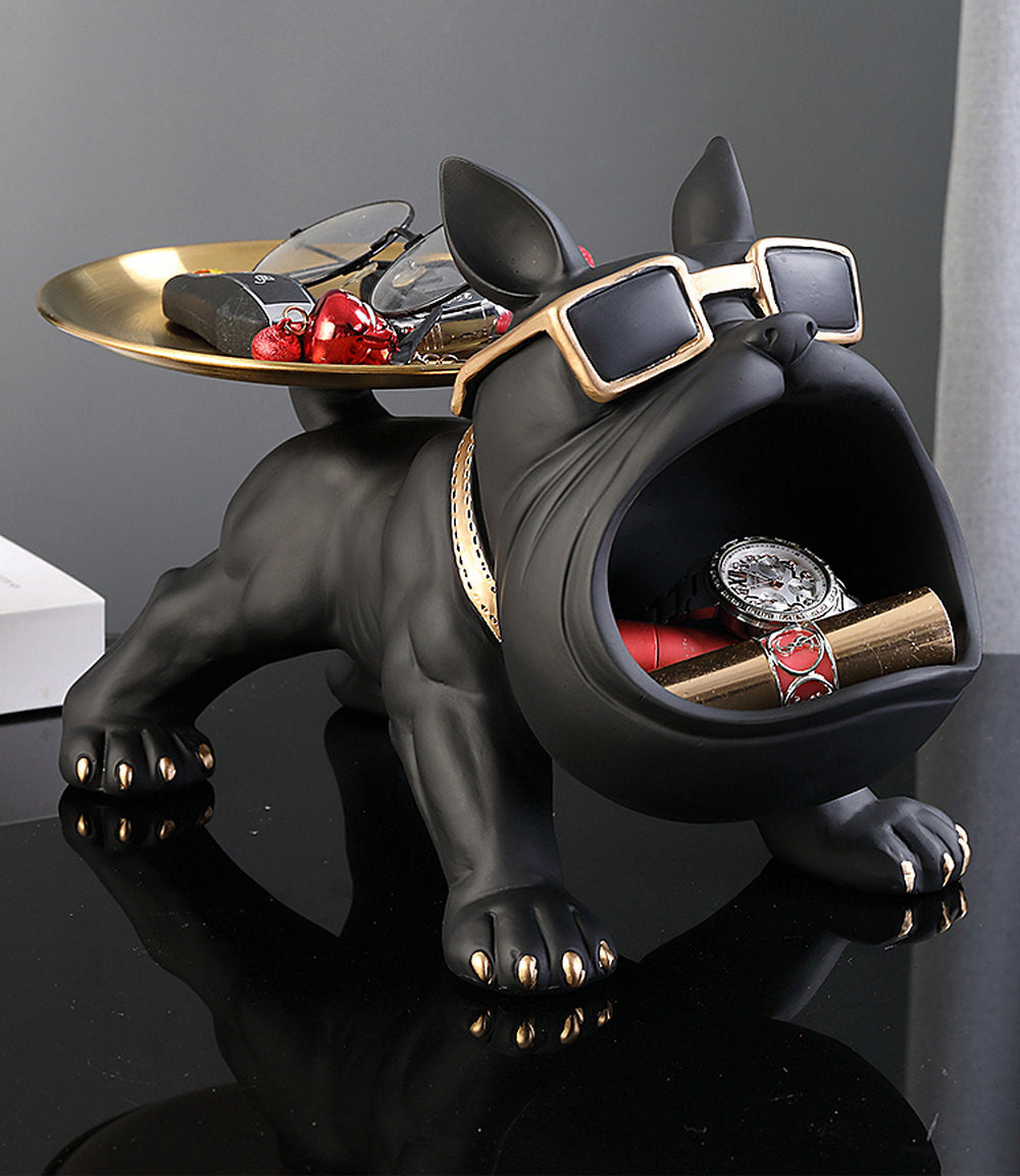 Porta-objetos cachorro buldogue 7 Rede Canan