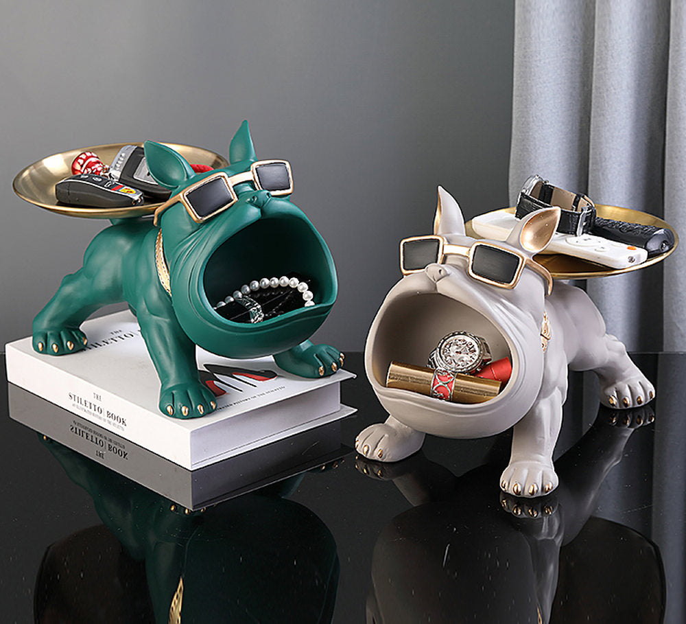 Porta-objetos cachorro buldogue 7 Rede Canan