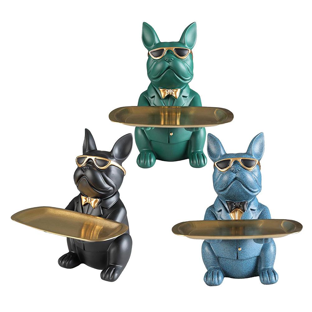 Porta-objetos cachorro buldogue 2 - Rede Canan